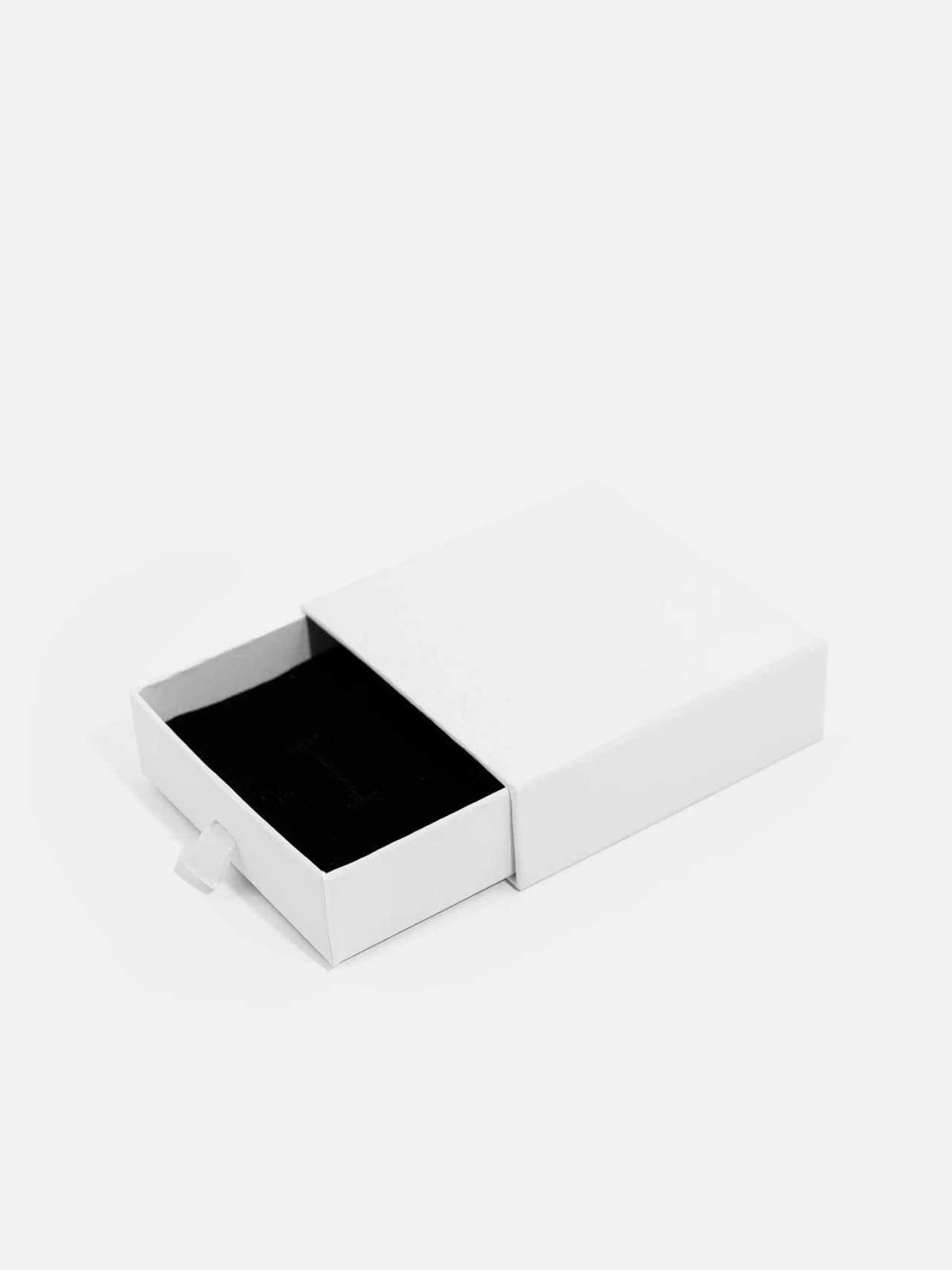 Stor Smyckes Presentask med Utdragbar Låda 9x9x3 cm