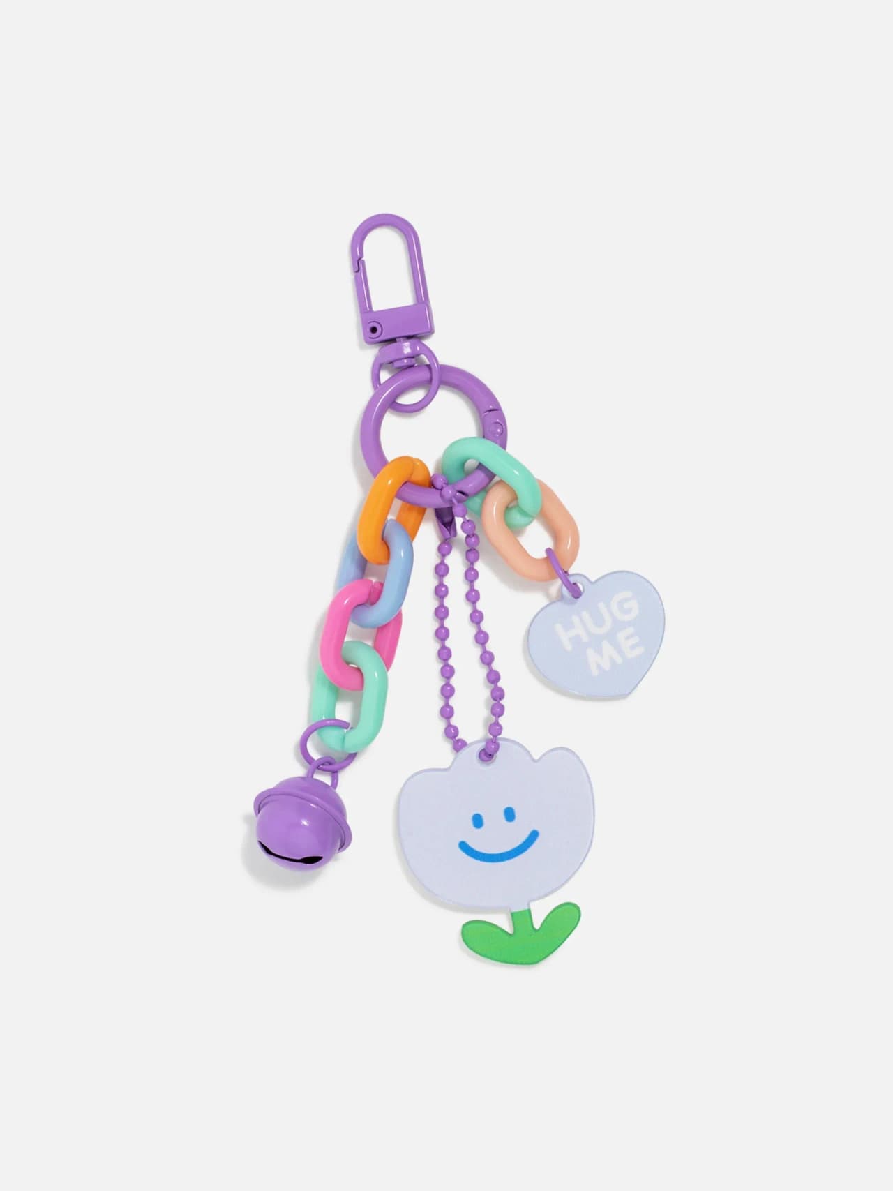 Violet Tema Färgglad Nyckelring