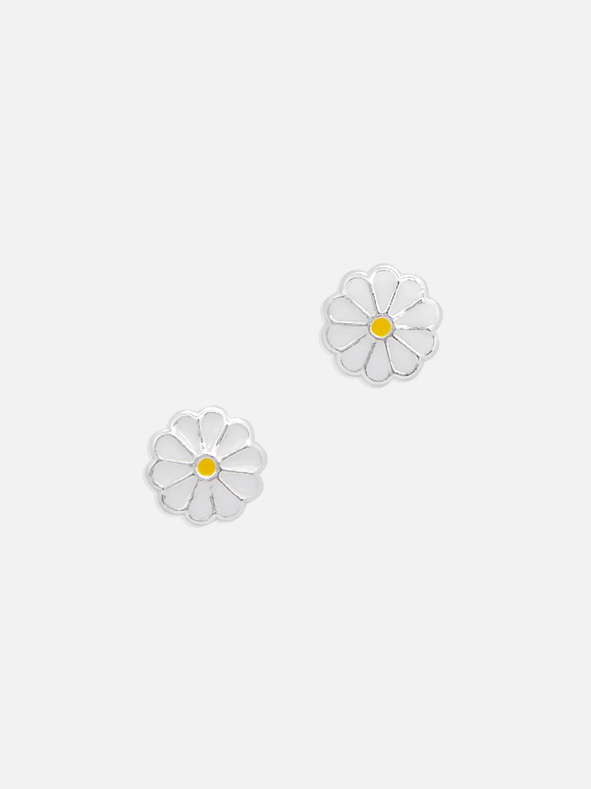 Blomma Stud Örhängen i äkta silver- Exklusiva Dam Smycken i Äkta Silver, Nickelfri, Allergivänlig