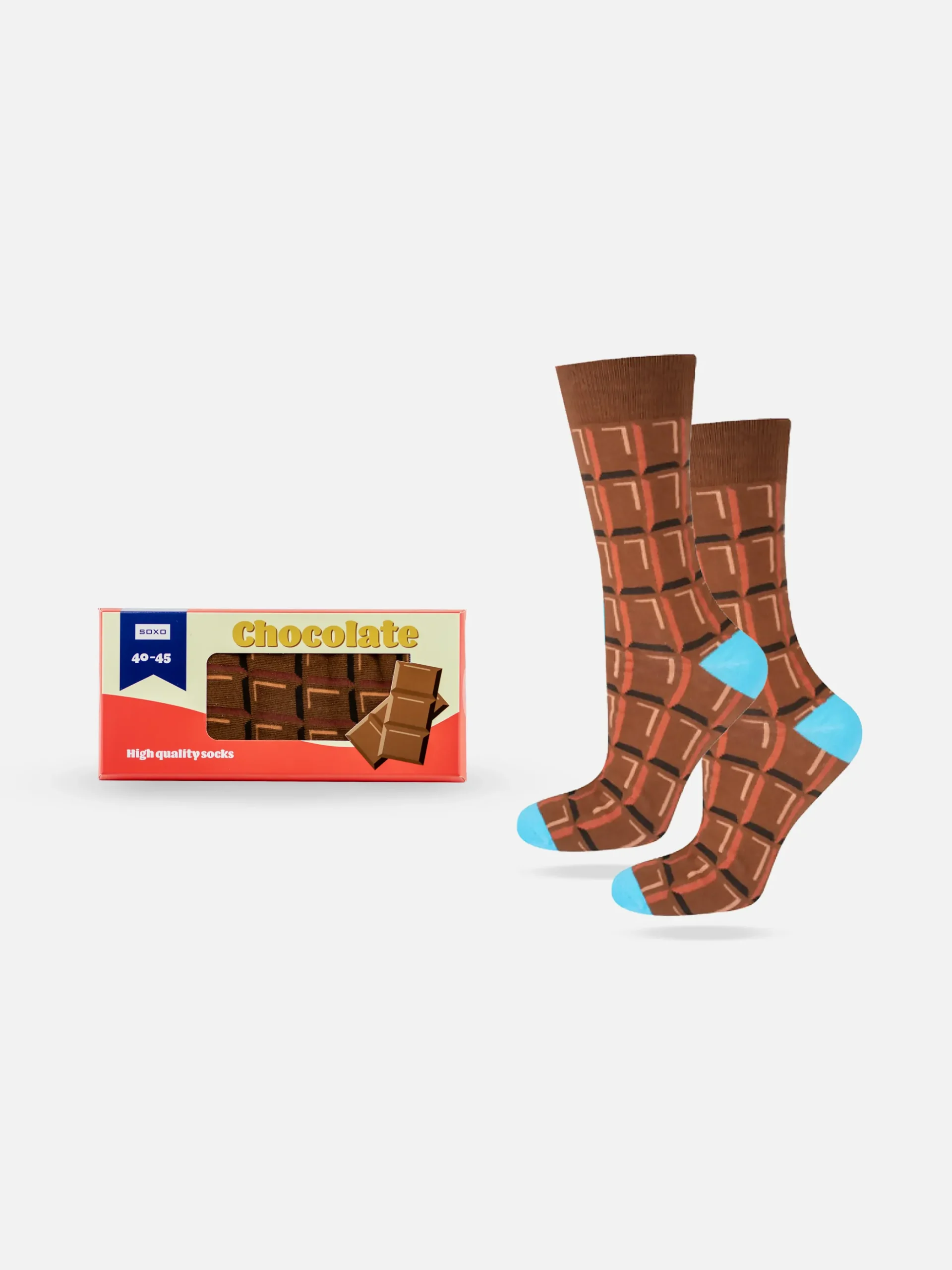 Roliga Dam & Herr Strumpor för Chokladälskare
