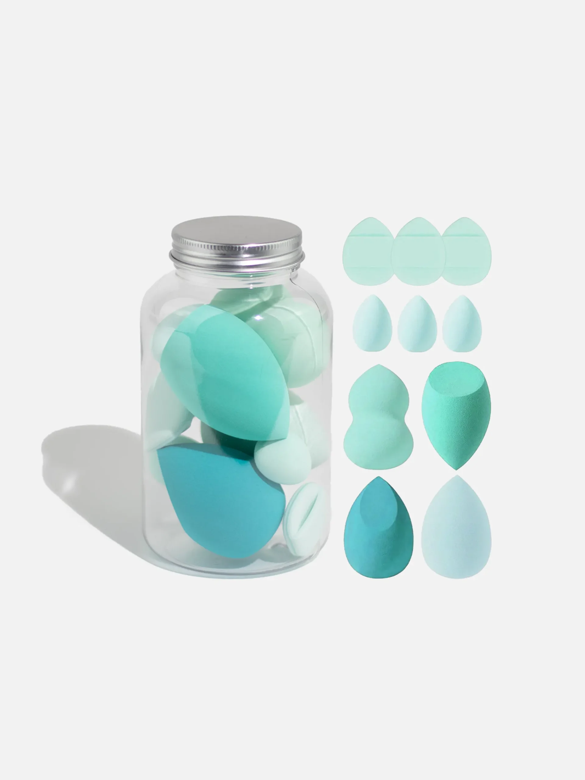 10 St Makeup Sponge - Sminksvamp Set i resevänlig förpackning.