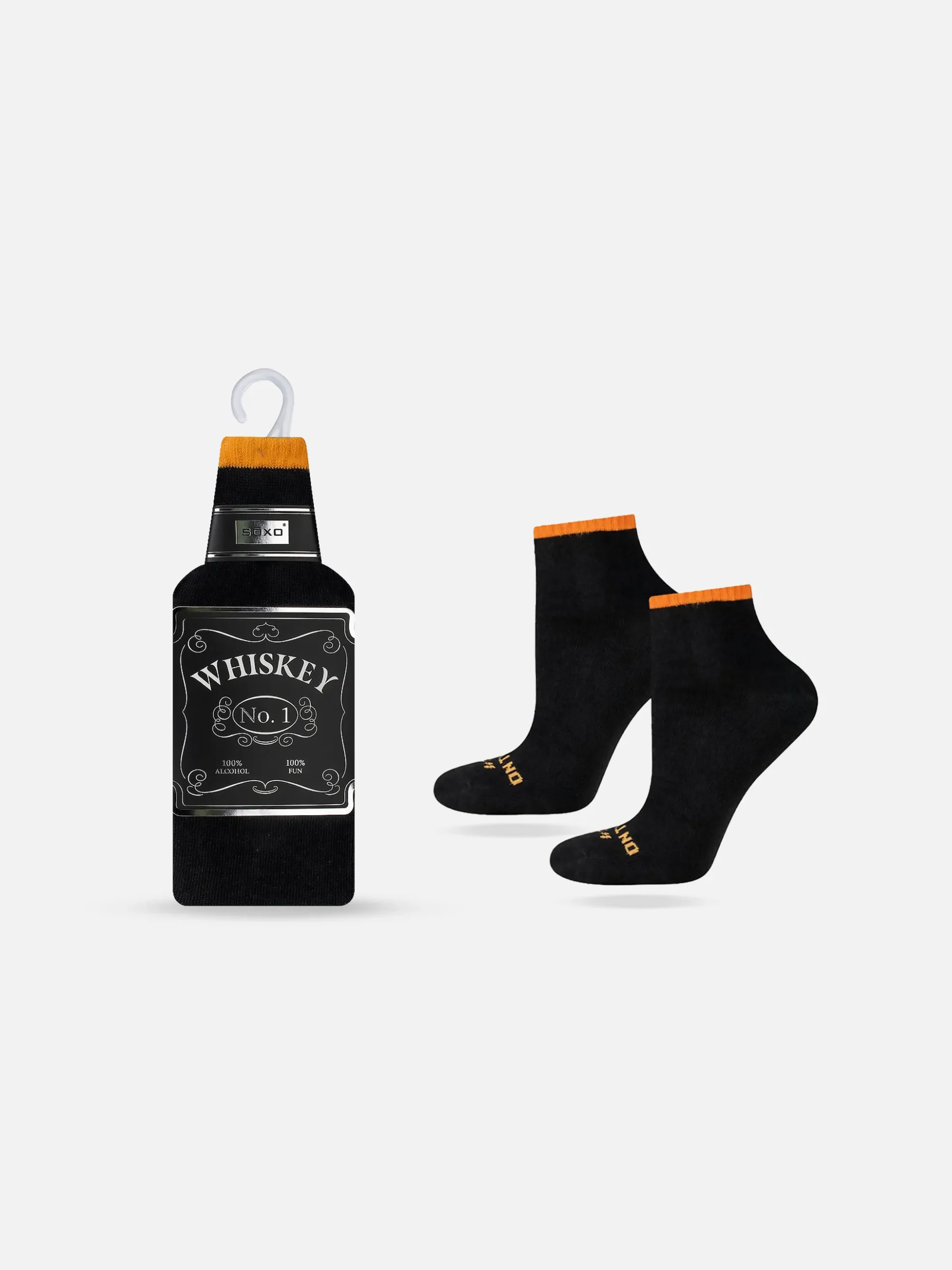 Roliga Strumpor - Whiskey Form Dam & Herr Strumpor