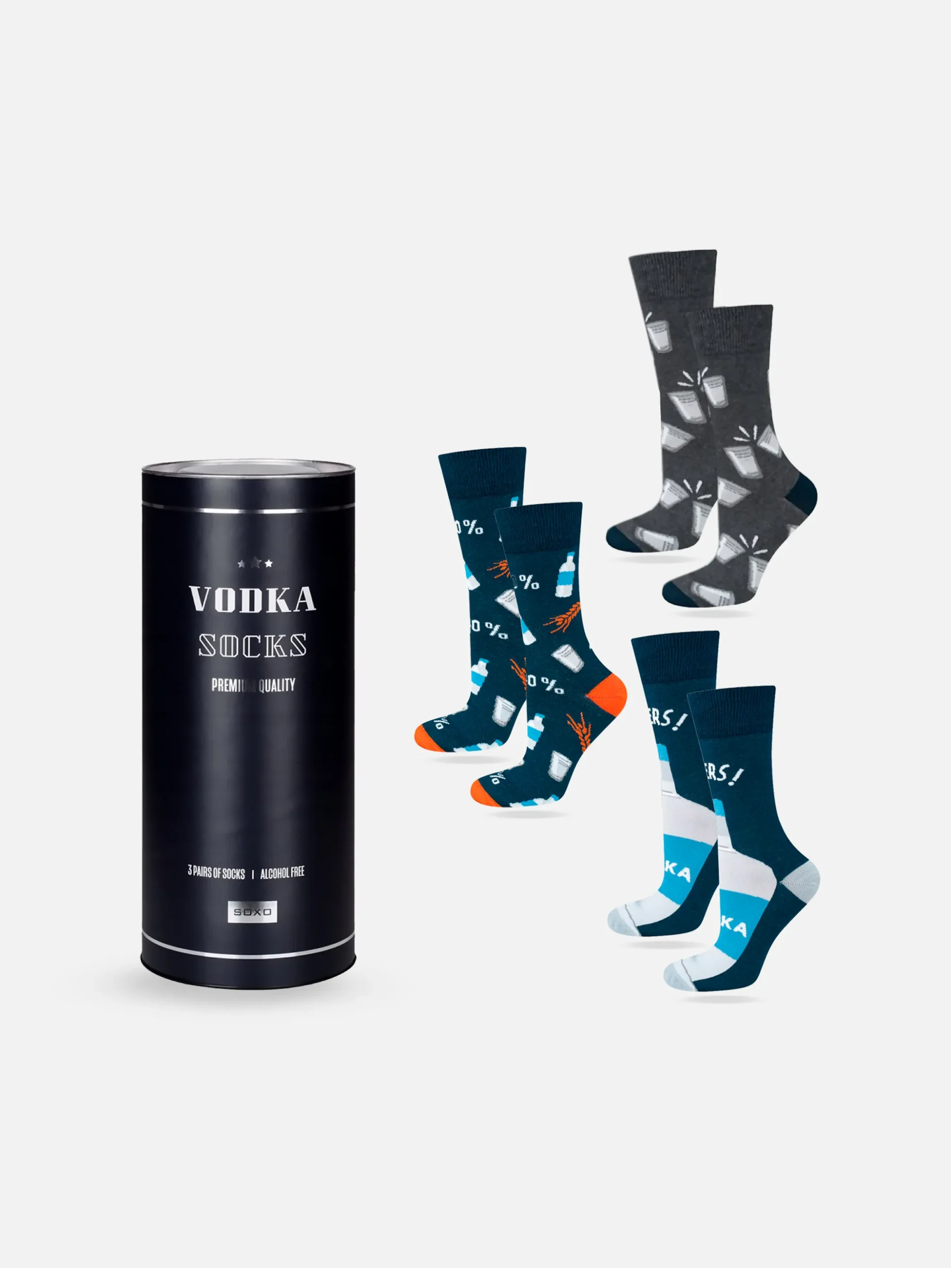 Roliga Strumpor i Vodlåda (3 Par)