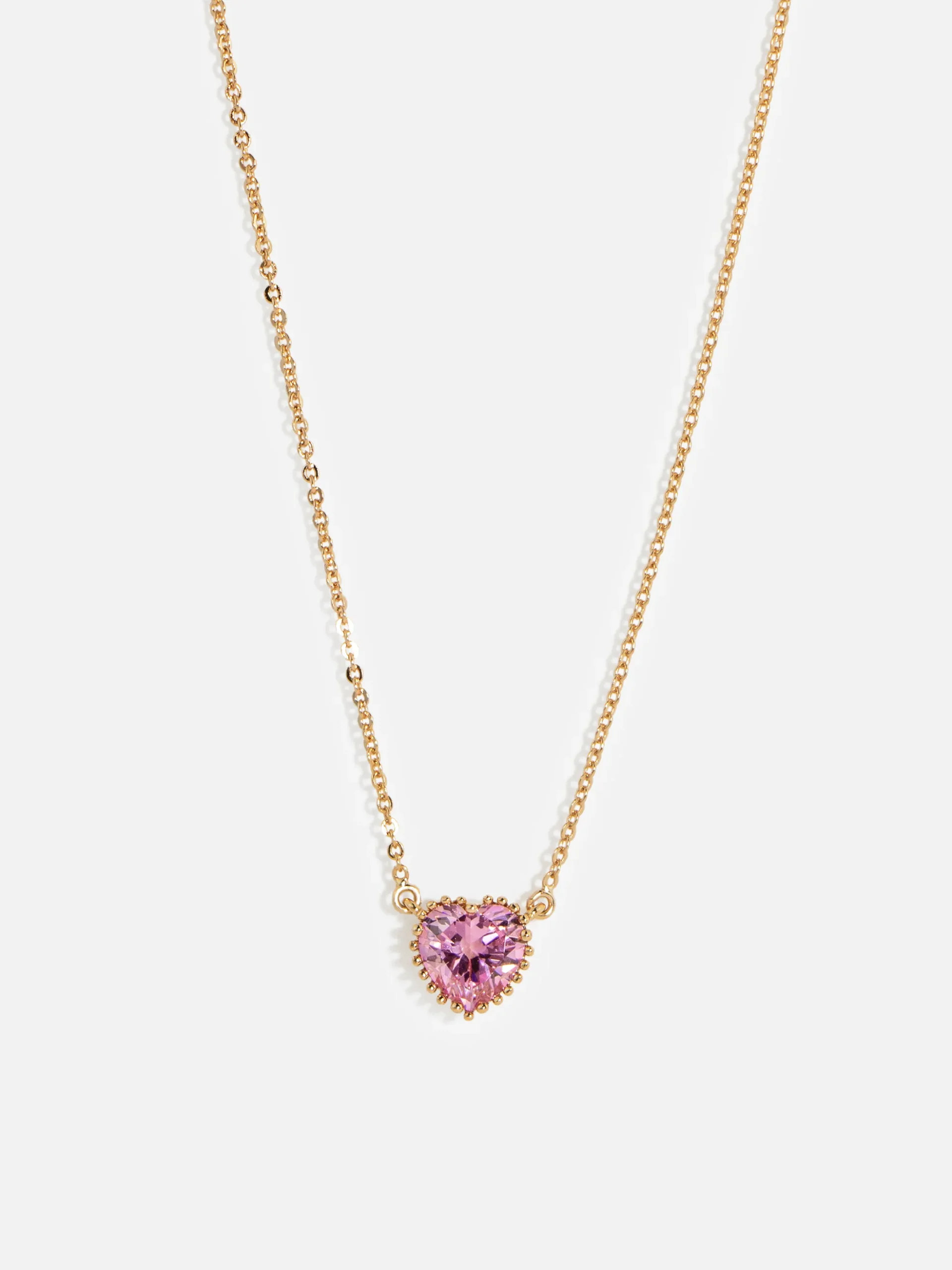 Hjärtat Halsband med Kubisk Zirkonia i 18K Guldplätering