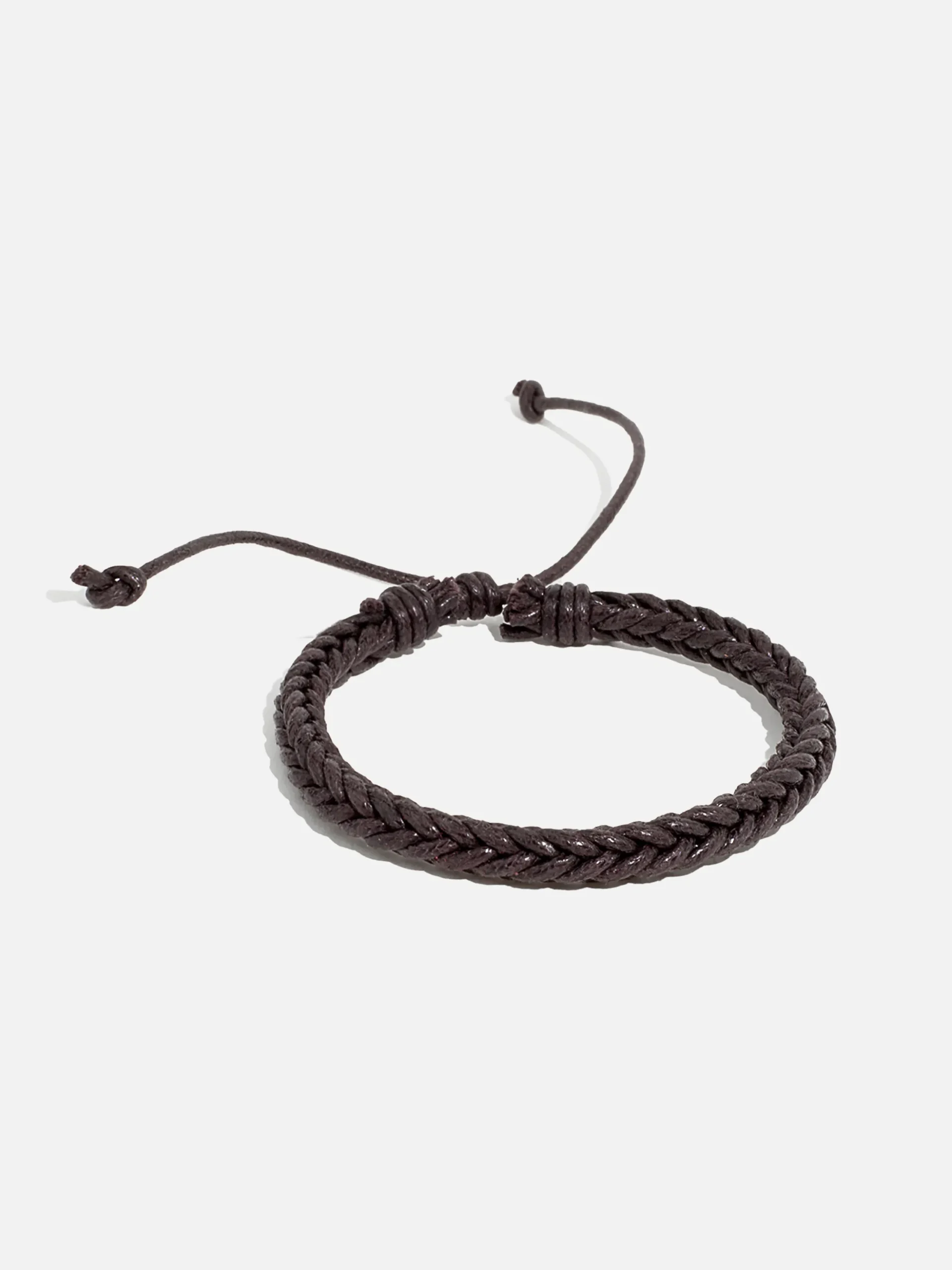 Justerbart flätat armband i PU-läder - Unisex