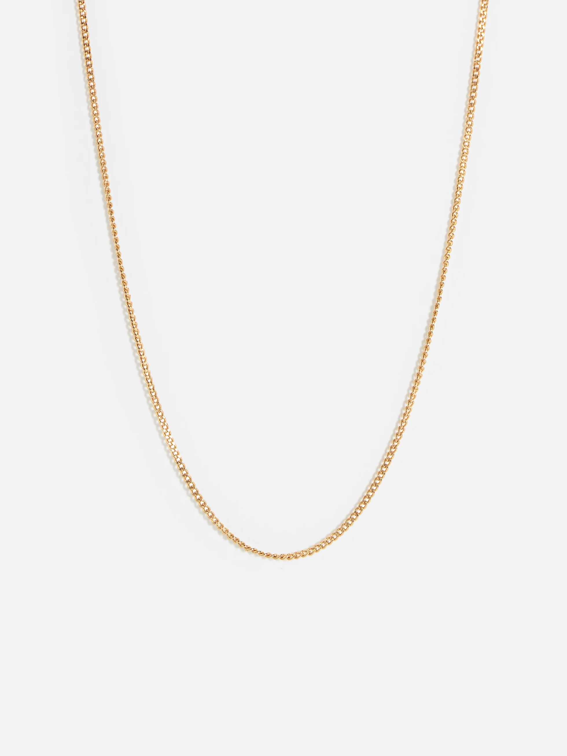 Minimalistisk 18K guldpläterad halskedja - Dam smycken