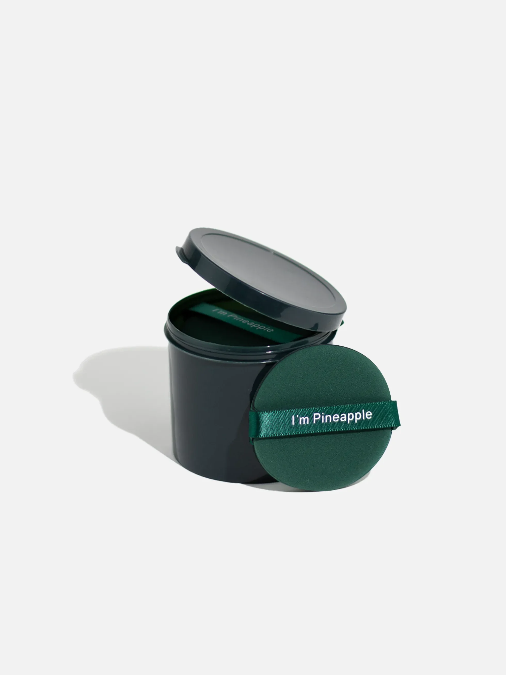 Grön powder puff 7-pack för perfekt makeupblandning.